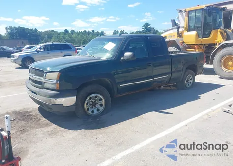 2005 Chevrolet Silverado 1500 Ls из США, поврежденный, VIN 2GCEK19B551359267
